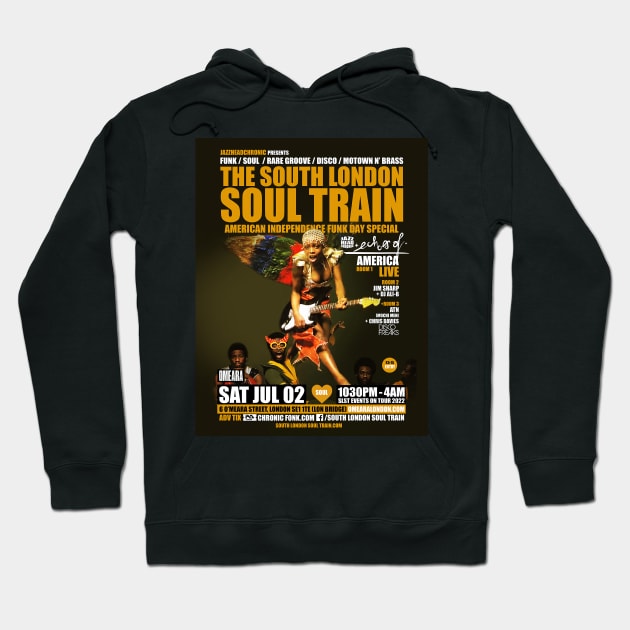 POSTER - THE SOUTH LONDON - SOUL TRAIN - OMEARA Hoodie by Promags99